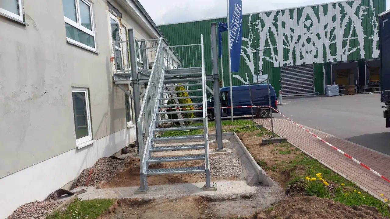 Fluchttreppen, Projektfoto