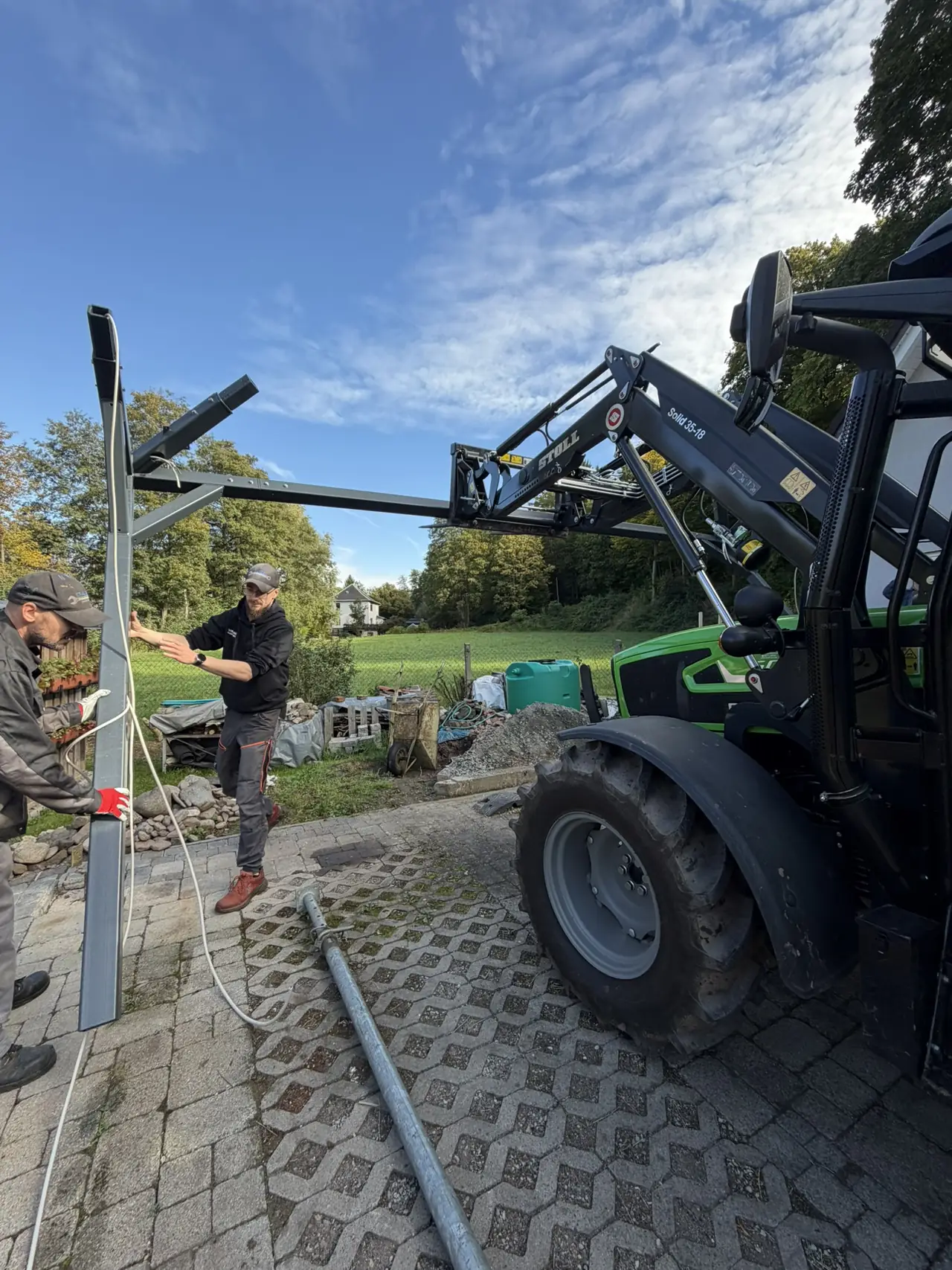Carports: Montage Carport