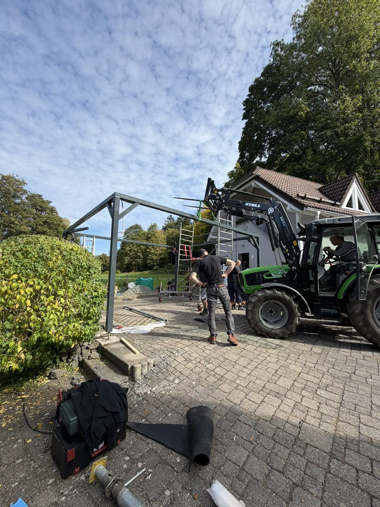 Carports: Montage Carport